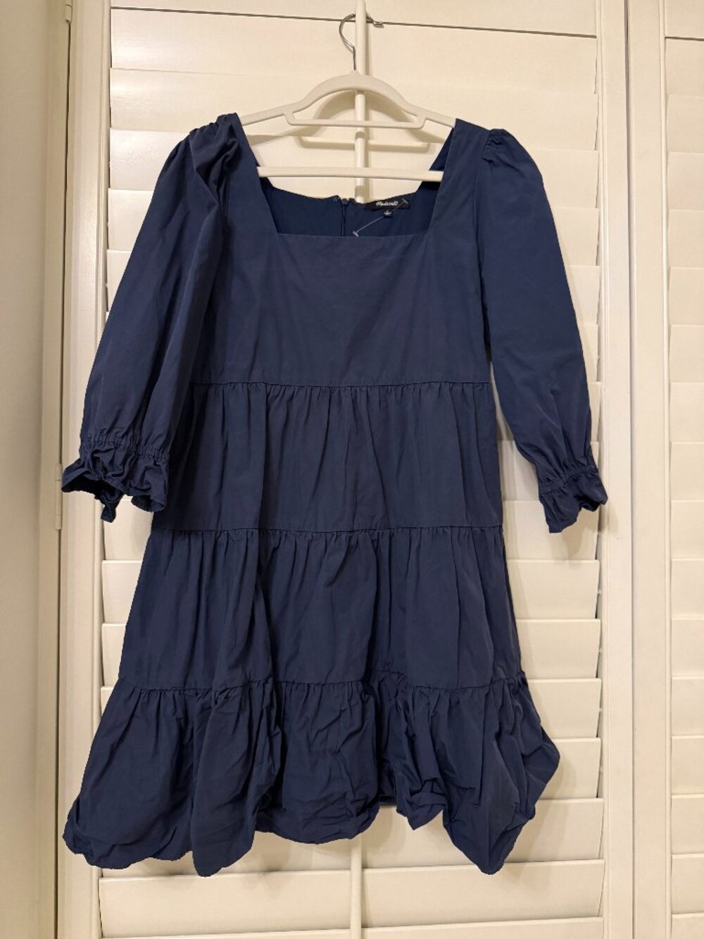 Madewell Poplin Lizzie Babydoll Dress